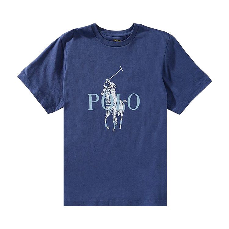 Polo Ralph Lauren Jersey Knit Polo Player Graphic T-Shirt 'Light Navy'
