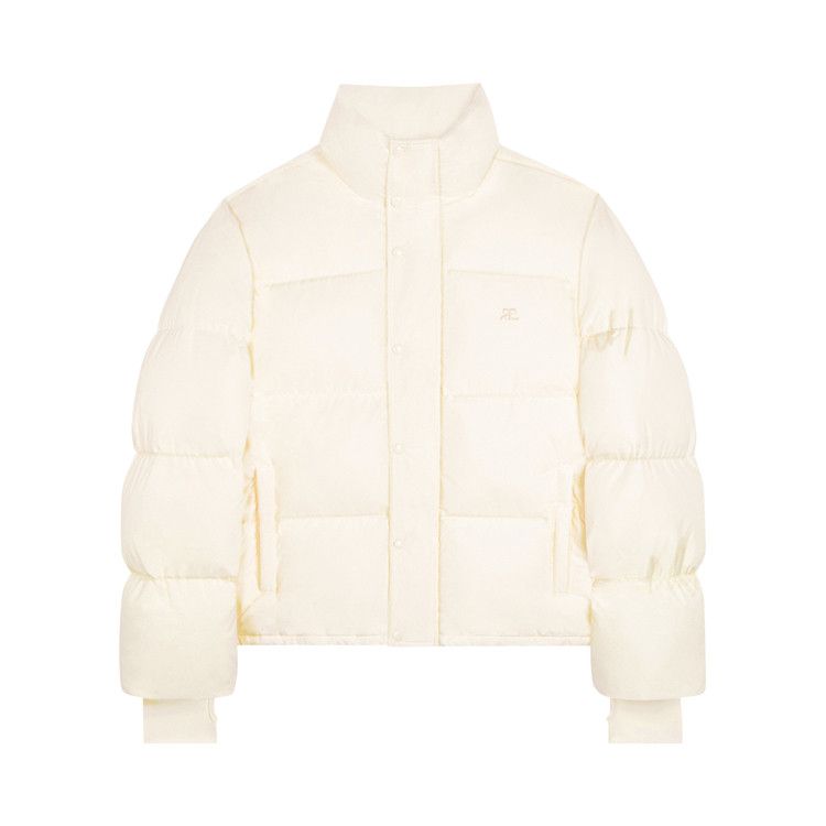 Courrèges Nylon Puffer Jacket 'Natural'