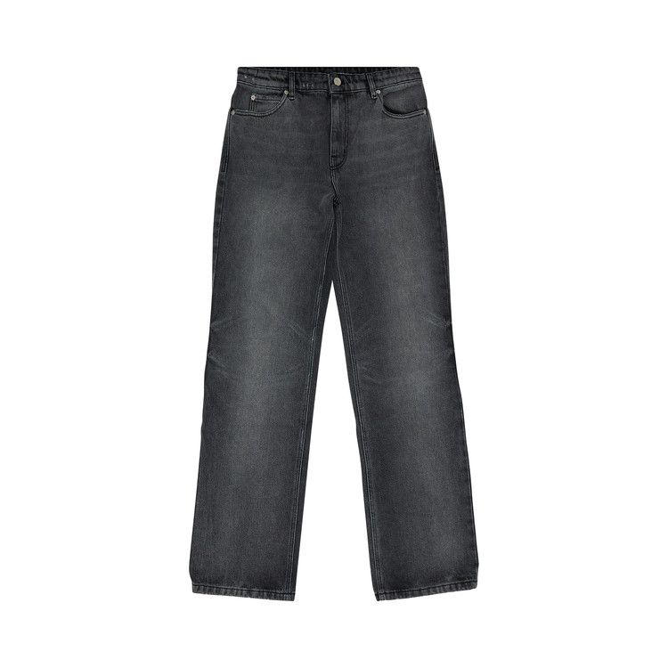 Courrèges Relaxed Denim Straight Pants 'Stonewashed Grey'
