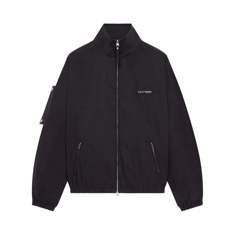 Courrèges Embroidered Bomber Jacket 'Black'