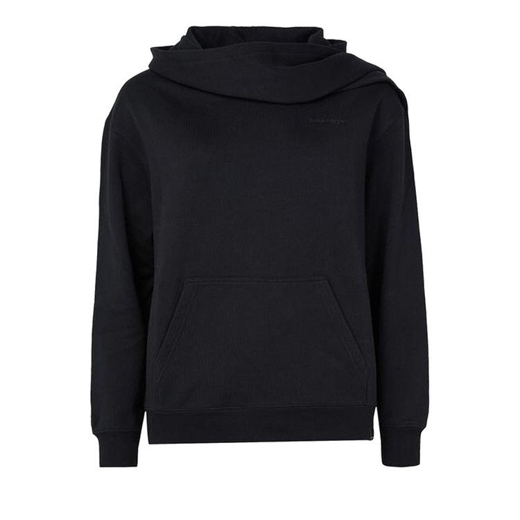 Courrèges Scarf Embroidered Hoodie 'Black'