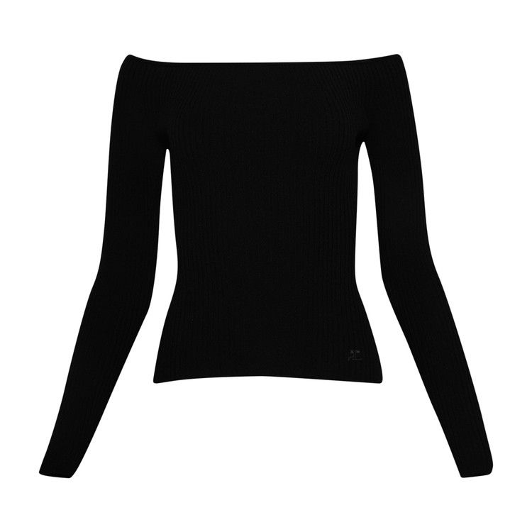 Courrèges Biker Tracksuit Interlock Jacket 'Black'