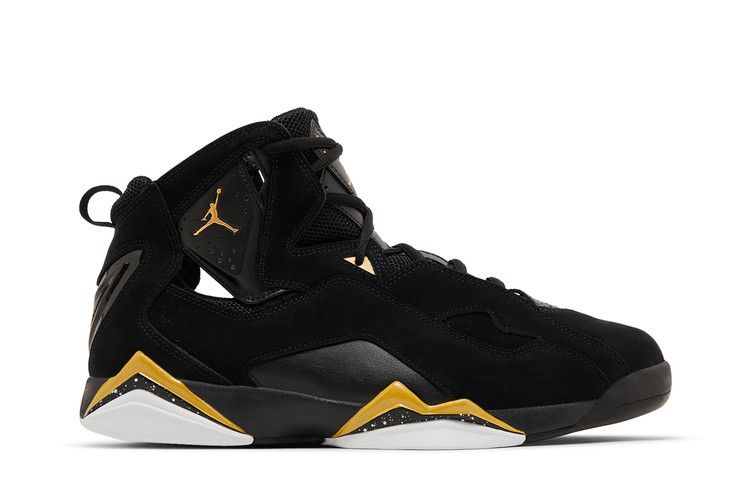 Air Jordan True Flight 'Black Metallic Gold Speckled'
