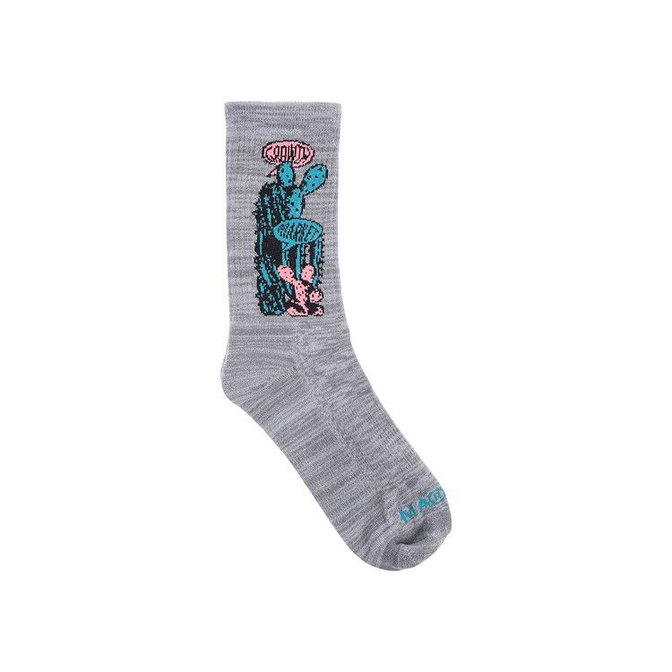 Market Growth Market Cactus Sock 'Blue'