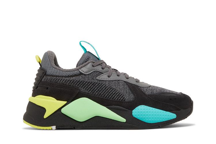 Puma RS-X Highlighter Jr 'Castlerock Fluorescent Yellow'