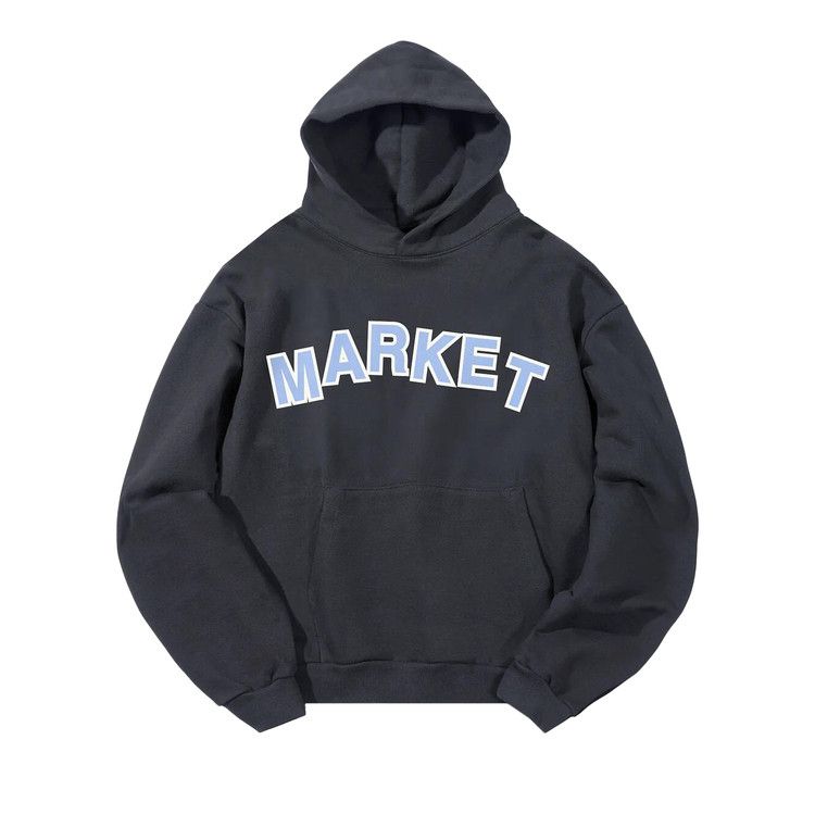 Market Move Mountains Hoodie 'Washed Black'