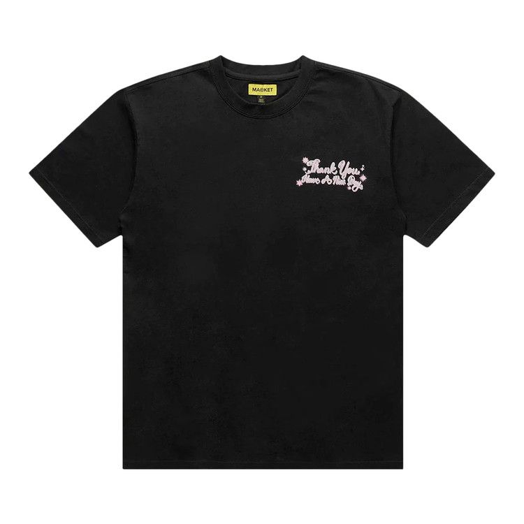 Market Thank You Rose Tee 'Black'