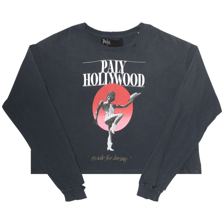 Paly Hollywood Myra Breckenridge Long-Sleeve Tee 'Vintage Black'