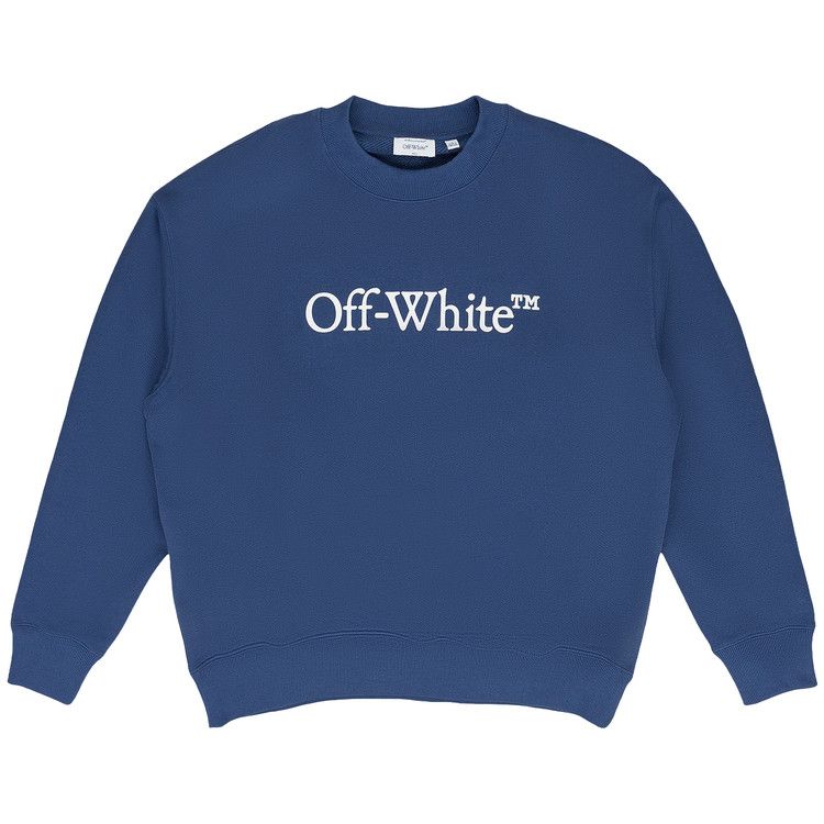 Off-White Bookish Skate Crewneck 'Blue'