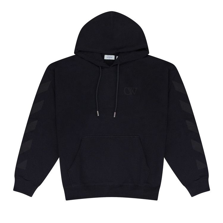 Off-White Diagonal Skate Hoodie 'Black'