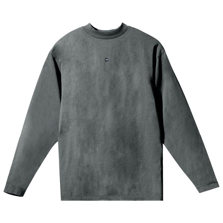 Yeezy Gap Engineered by Balenciaga Logo Long-Sleeve Tee 'Dark Green'