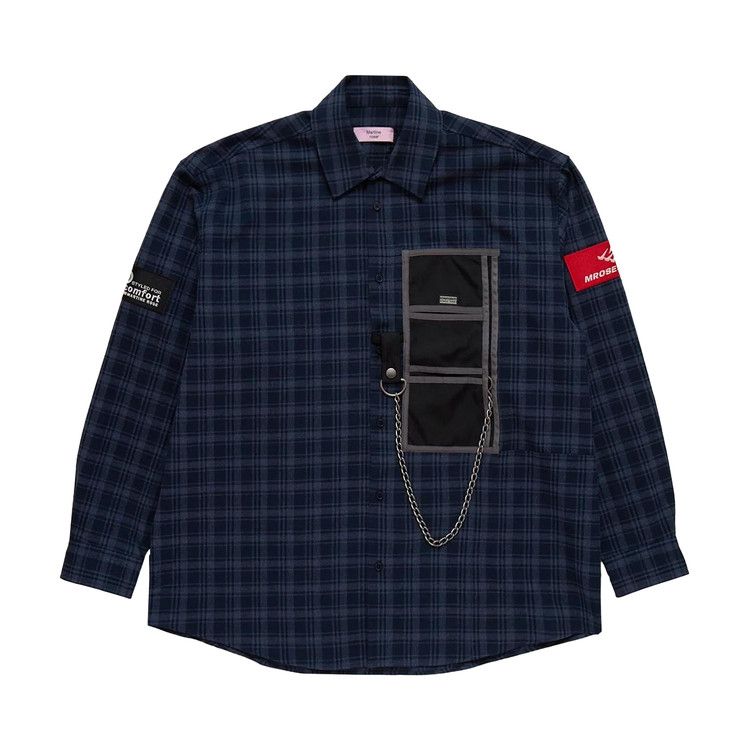 Martine Rose Wallet Shirt 'Blue'