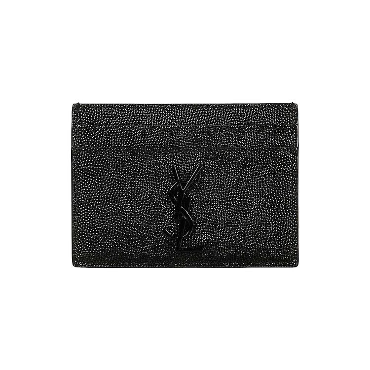 Saint Laurent Monogram Card Case 'Black'