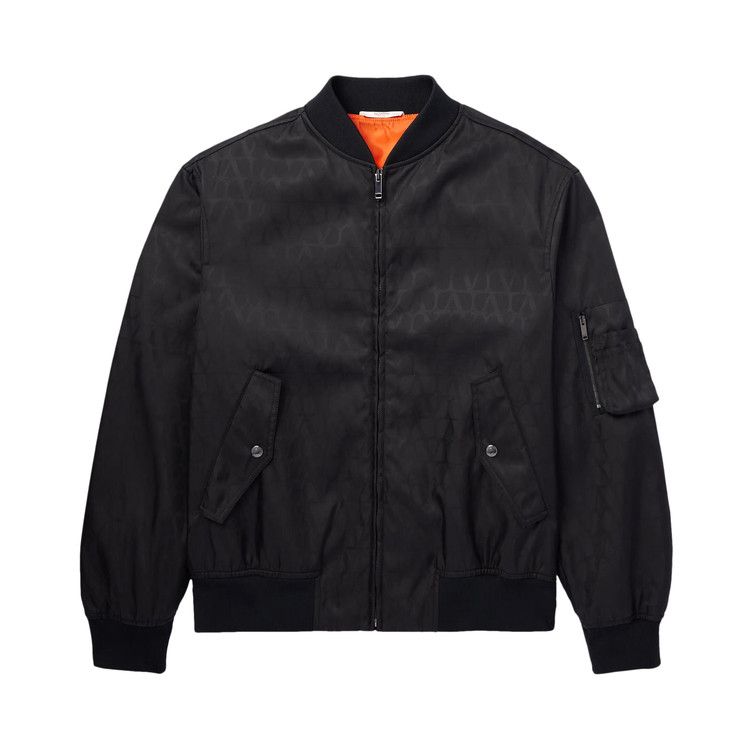 Valentino Garavani Toile Iconographe Light Bomber 'Black'