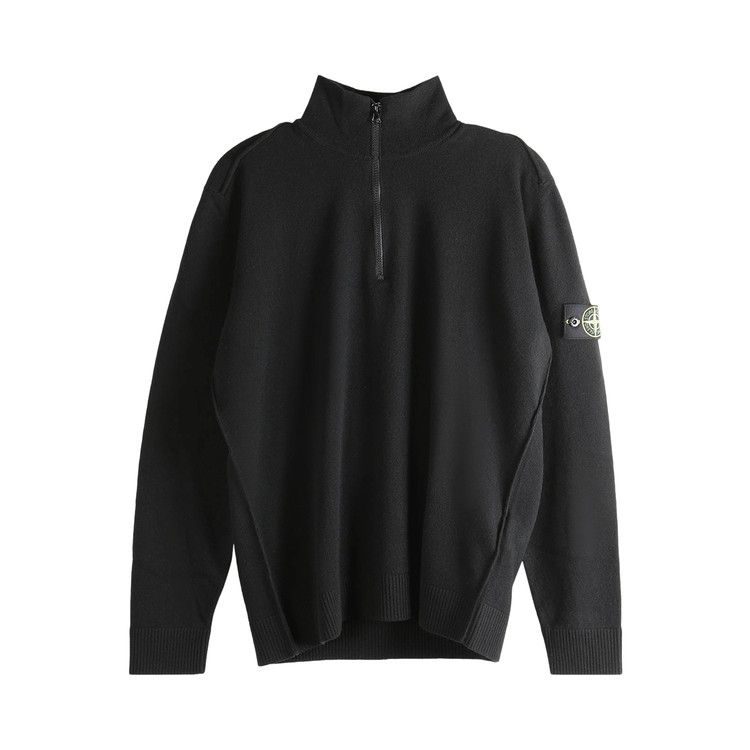 Stone Island Long-Sleeve Polo Shirt  'Black'