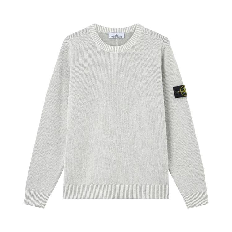 Stone Island Basic Crew Neck Sweatshirt 'Melange Pearl Grey'
