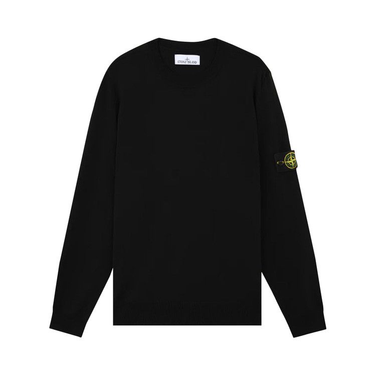 Stone Island Basic Crew Neck Sweatshirt 'Black'