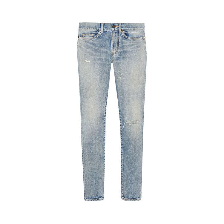 Saint Laurent Skinny 5 Pocket Denim 'Santa Monica Blue'