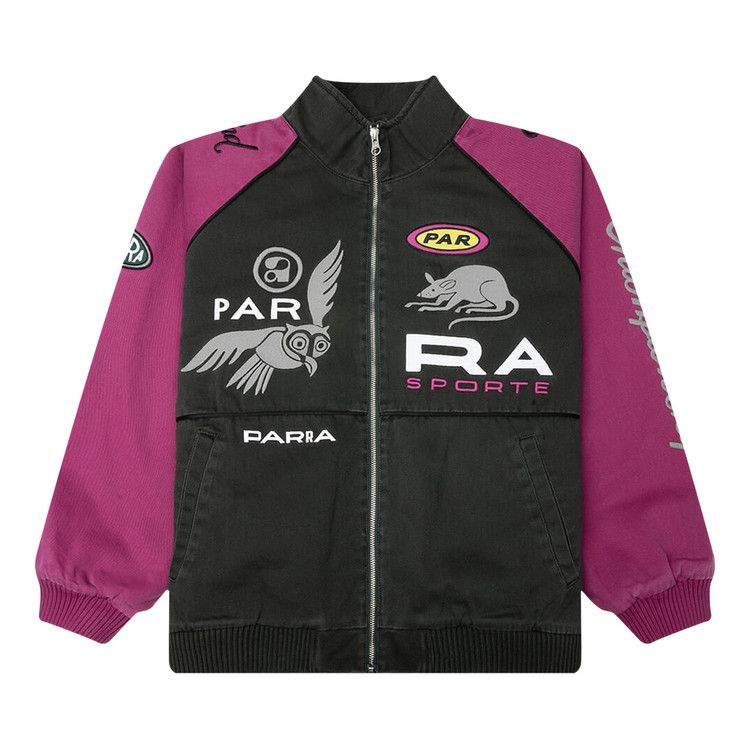 Parra Owl Meets Rat Racing Jacket 'Purple Pink'