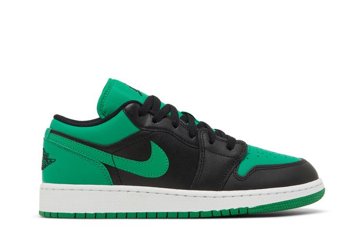 Air Jordan 1 Low GS 'Black Lucky Green'