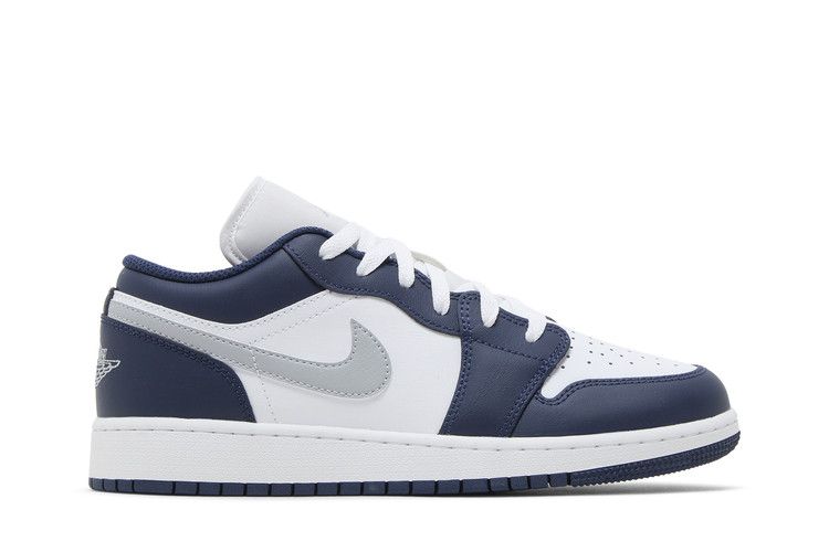 Air Jordan 1 Low GS 'Midnight Navy Wolf Grey'