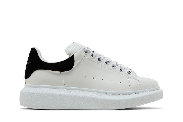 Alexander McQueen Wmns Oversized Sneaker 'White Black' 2024