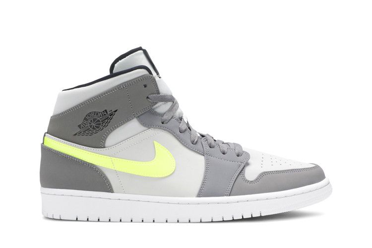 Air Jordan 1 Mid 'Gunsmoke Volt'