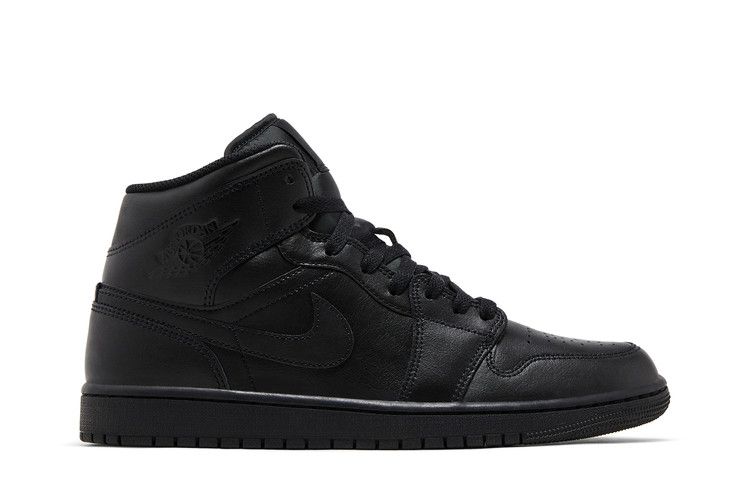 Air Jordan 1 Mid 'Triple Black' 2022