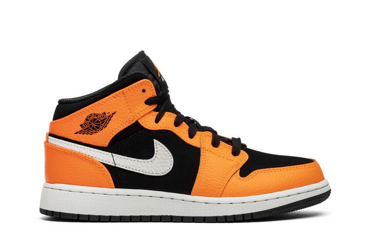 Air Jordan 1 Retro Mid GS 'Orange Black'