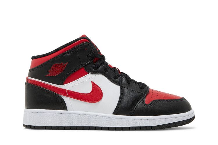 Air Jordan 1 Mid GS 'Black Fire Red'