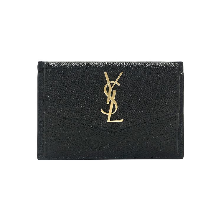Saint Laurent Uptown Flap Card Case 'Black'