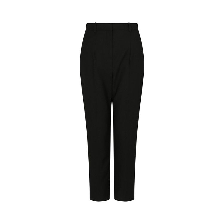 Alexander McQueen High-Waist Wool Pants 'Black'