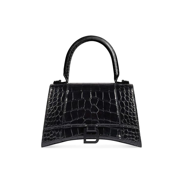 Balenciaga Hourglass Small Top Handle Bag 'Black'