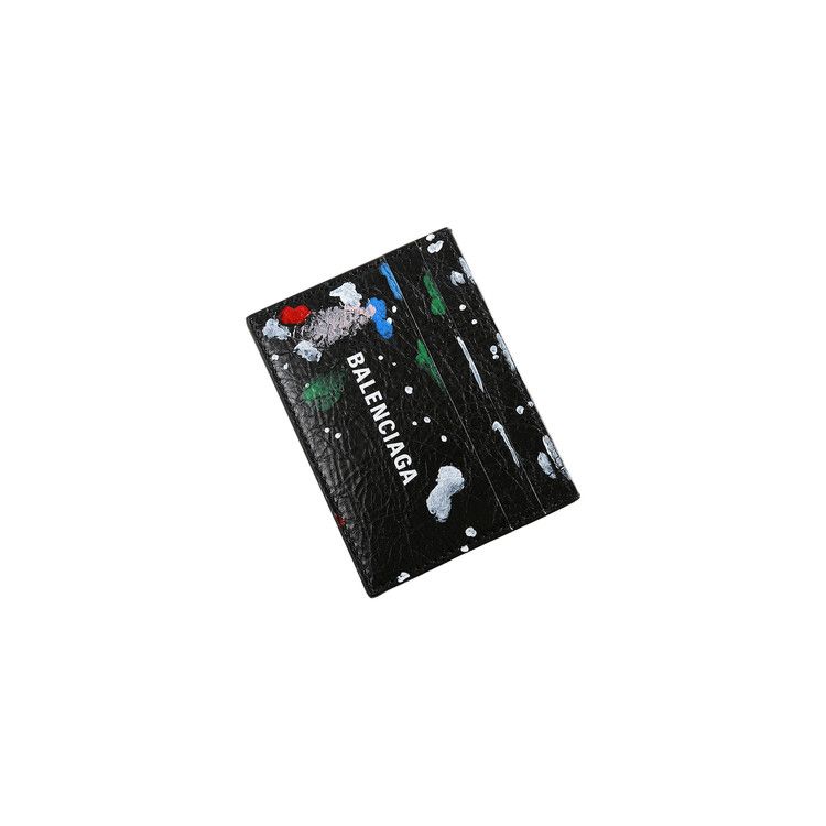 Balenciaga Cash Card Holder 'Black/Multicolor'