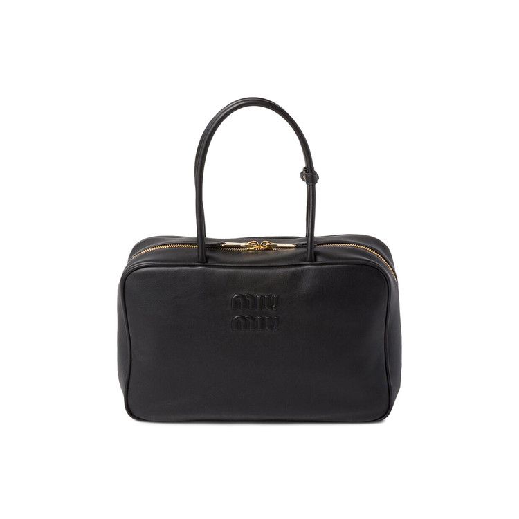 Miu Miu Black Leather Beau Bag 'Nero'