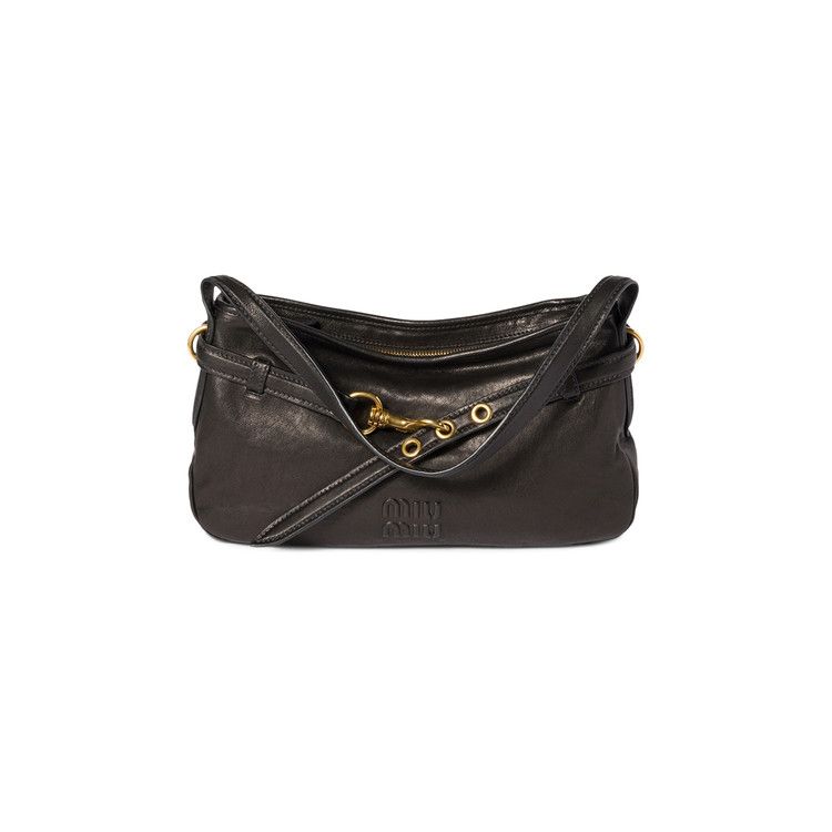 Miu Miu Aventure Nappa Leather Bag 'Black'