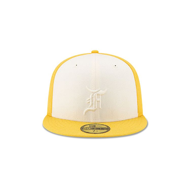 Fear of God Essentials x New Era 59Fifty Fitted Cap 'Gold/White'