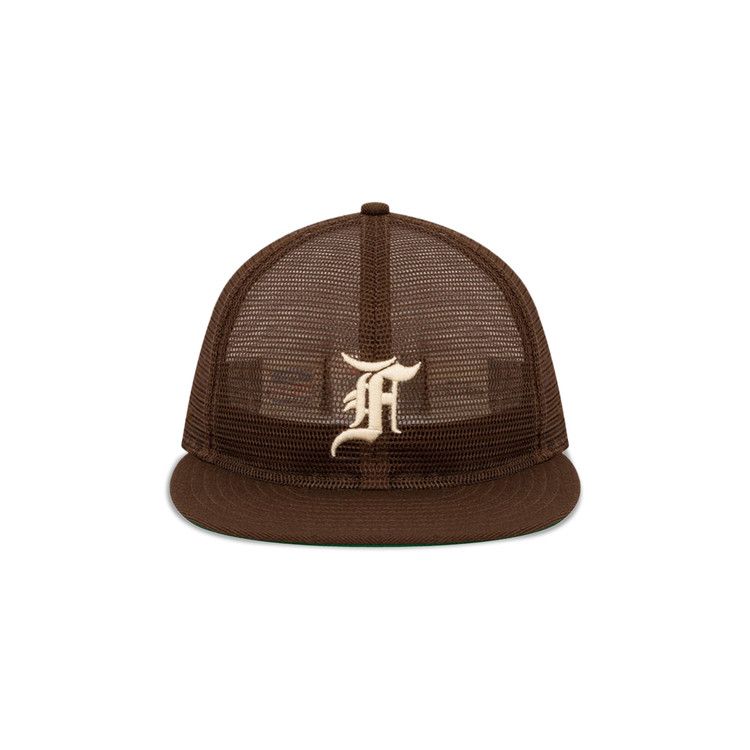 Fear of God Essentials 59Fifty F Mesh Hat 'Walnut'