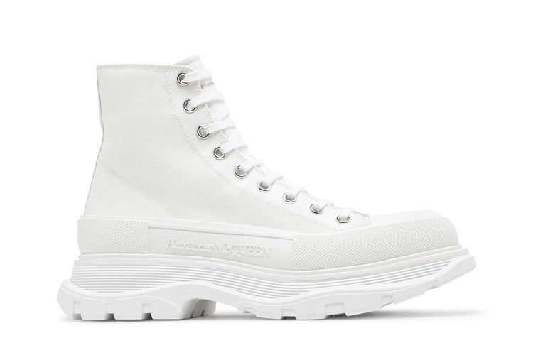 Alexander McQueen Tread Slick Boots 'White'
