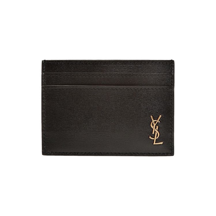 Saint Laurent Logo Credit Card Holder 'Black'