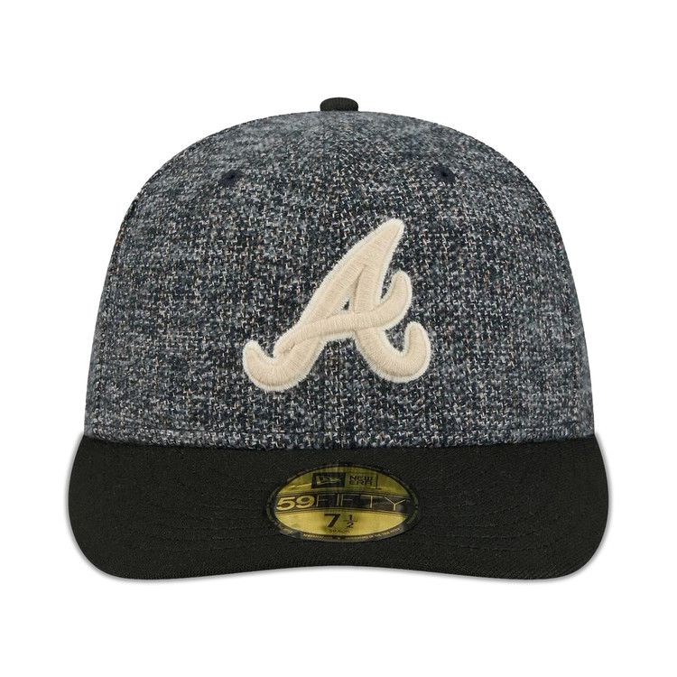 New Era Atlanta Braves Tweedy Cotton 5950PC 'Black'