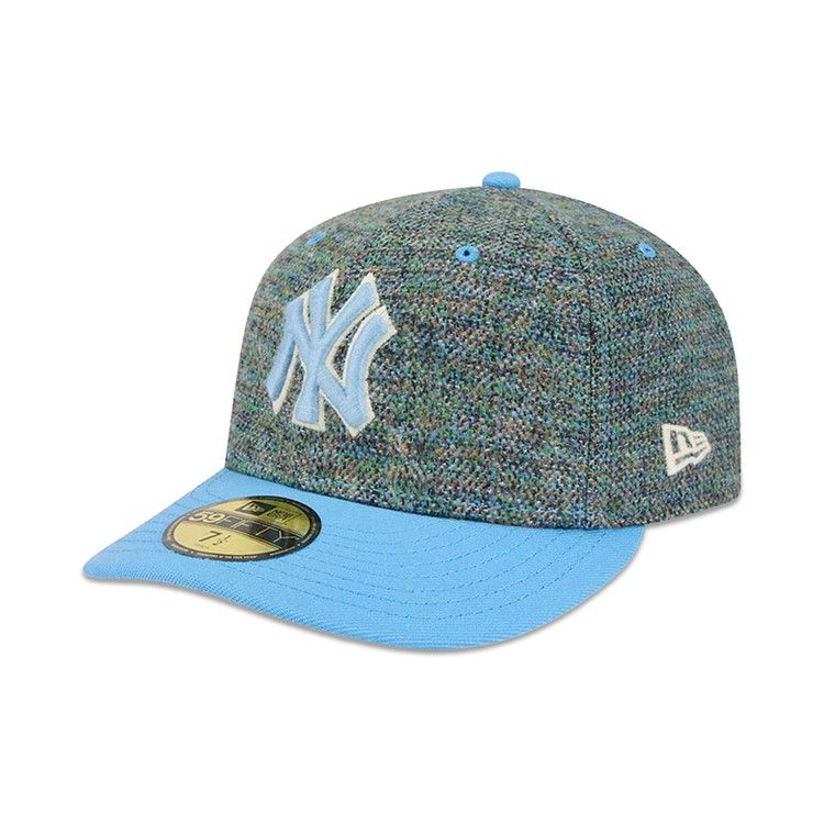 New Era New York Yankees Tweedy Cotton 5950PC 'Grey/Blue'