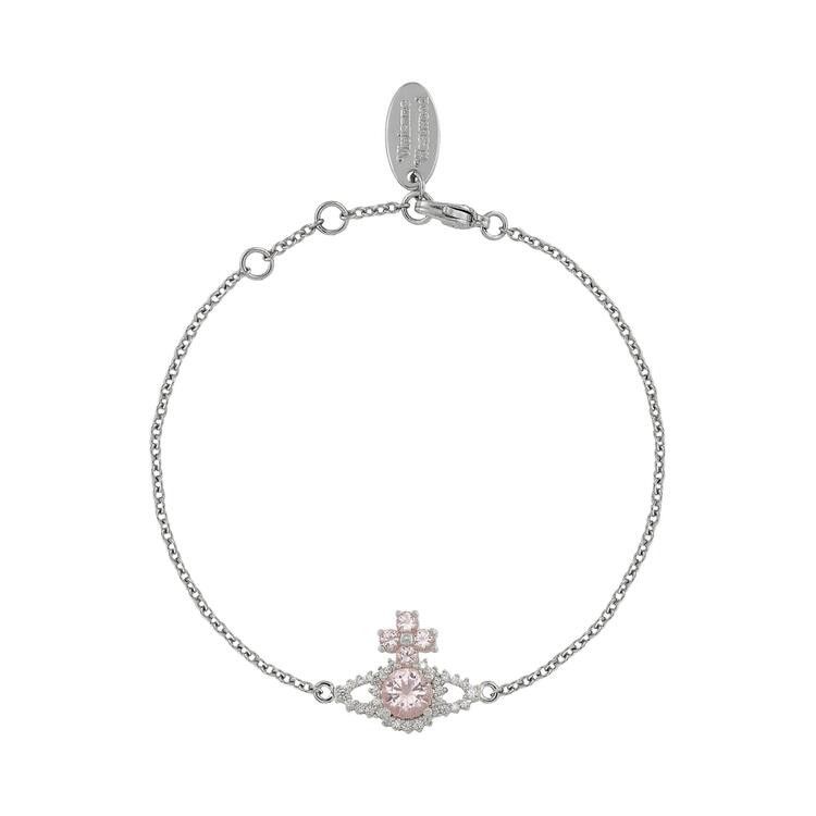 Vivienne Westwood Valentina Orb Bracelet 'Platinum/Pink/White'