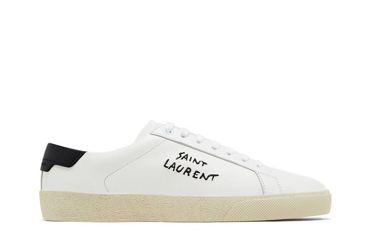 Saint Laurent Wmns Court Classic SL/06 Low 'Optic White Black' 2023