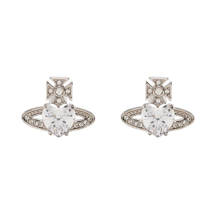 Vivienne Westwood Ariella Earrings 'Platinum/White'