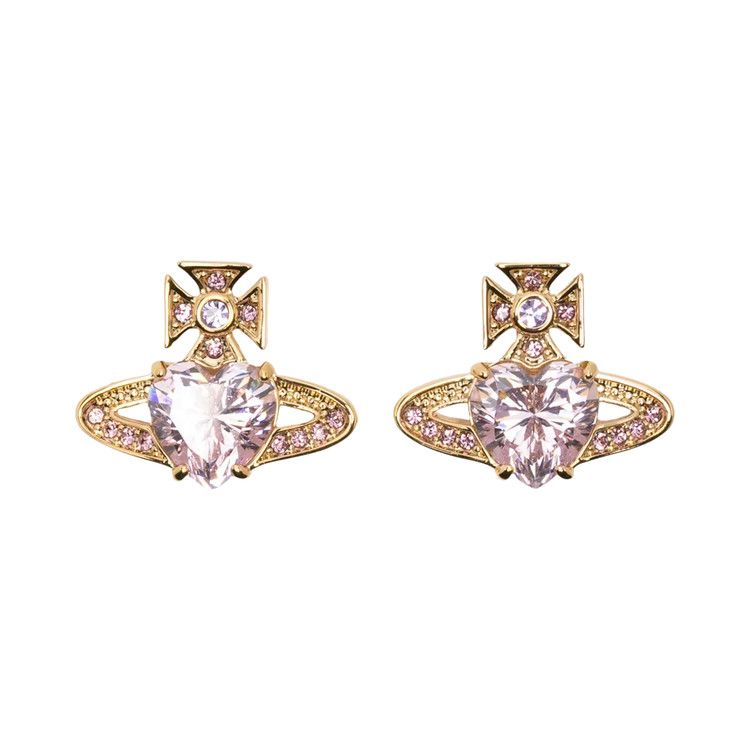 Vivienne Westwood Ariella Earrings 'Gold/Light Pink'