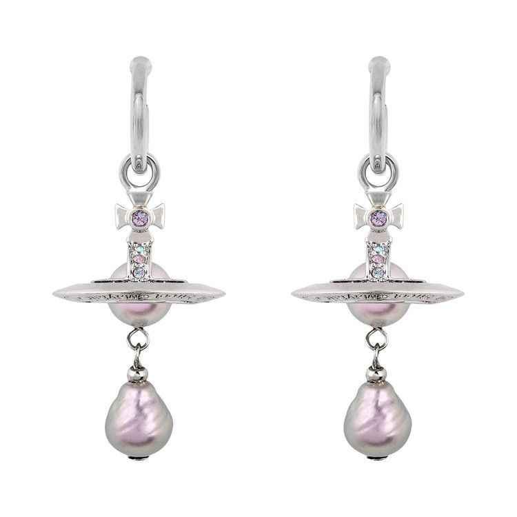Vivienne Westwood Aleksa Earrings 'Pearl/Vitrail Light'