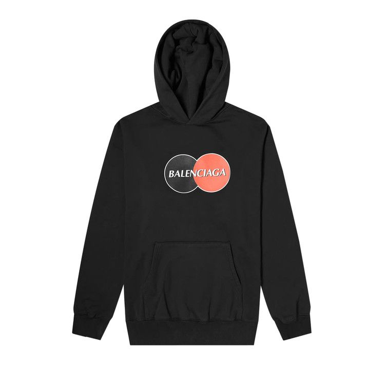 Balenciaga Credit Card Logo Hoodie 'Black'