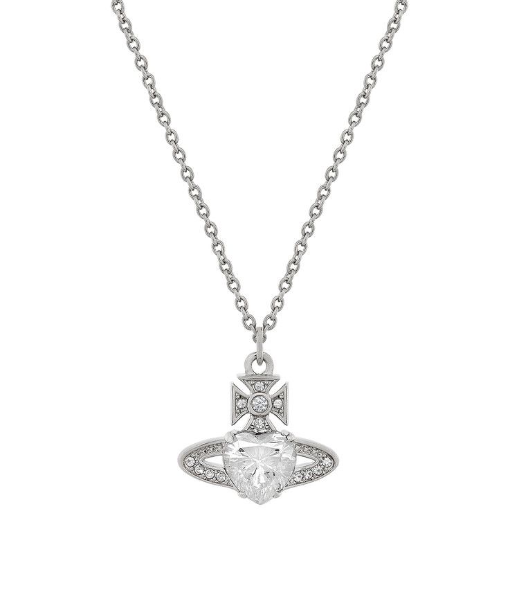Vivienne Westwood Ariella Pendant 'Platinum/White'