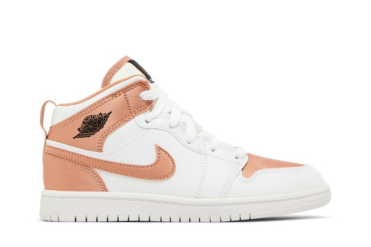Air Jordan 1 Mid PS 'White Rose Gold'